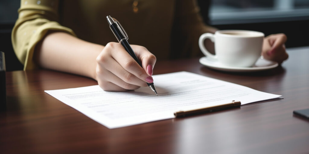 Organized to-do list on a desk